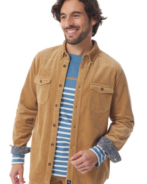 Mousqueton Kermelo Corduroy Overshirt - Houblon