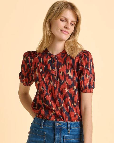 Brakeburn Lily Blouse - Red