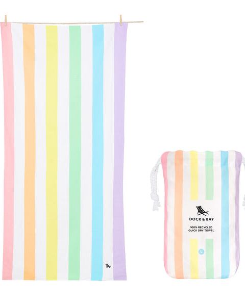 Dock & Bay Beach Towel - Unicorn Waves