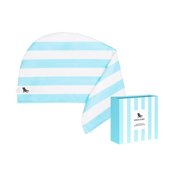 Dock & Bay Hair Wrap - Tulum Blue - Image 2