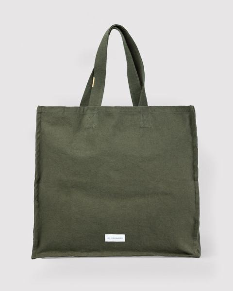 Les Pensionnaires Large Bag Organic Cotton - Caper Green