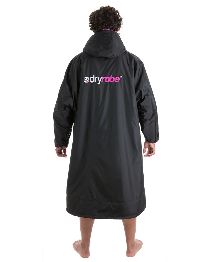 Dryrobe Advance Changing Robe - Black/Pink - Image 4