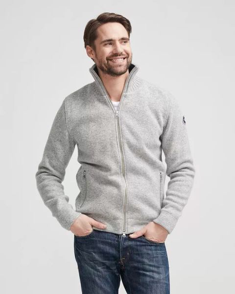Holebrook Mans Zip Windproof - Grey