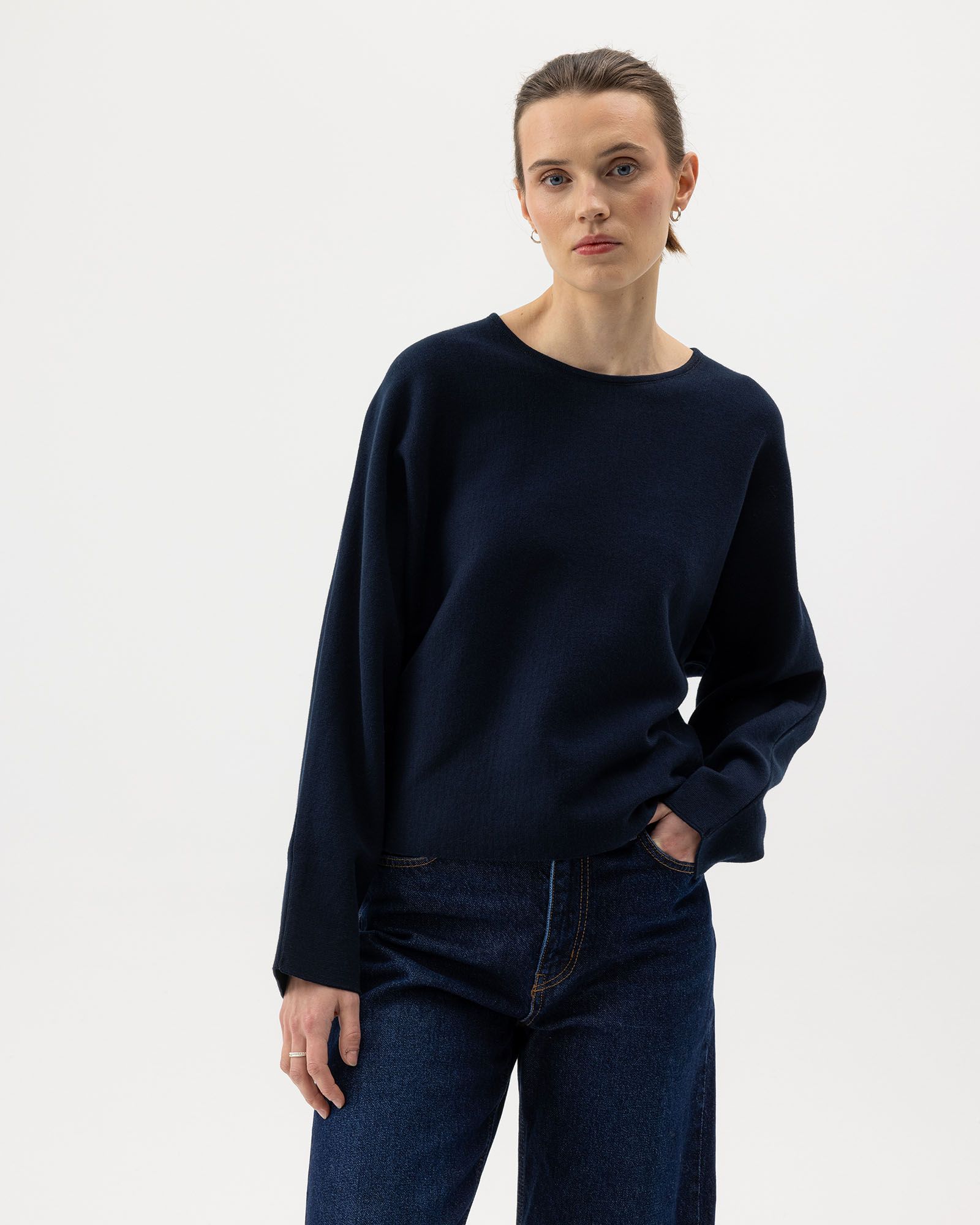 Holebrook Ofelia Crew - Navy - Image 2