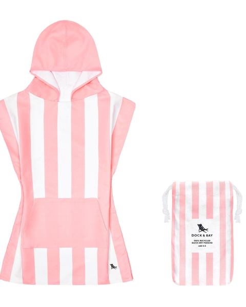 Dock & Bay Poncho Kids - Malibu Pink
