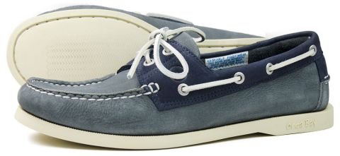 Orca Bay Sandusky Ladies Deck Shoe - Grey/Indigo