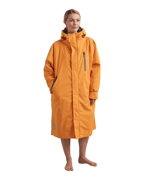 Red Paddle Co Long Sleeve Waterproof Changing Robe Alter Evo Pro - Bitter Orange