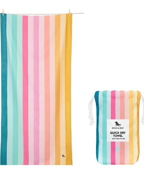 Dock & Bay Beach Towel - Coastal Candy