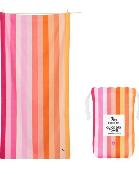 Dock & Bay Beach Towel - Miami Sorbet