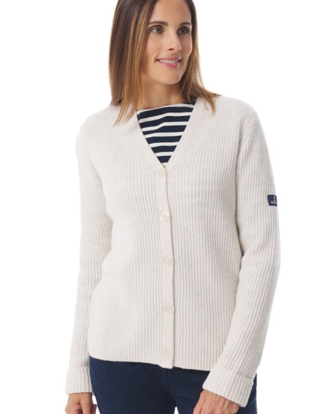 Mousqueton Carantec Wool Cardigan - Ecru