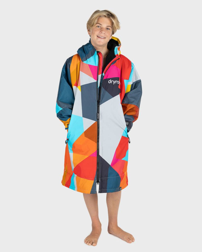 Dryrobe Kids Advance Changing Robe - Abstract Print