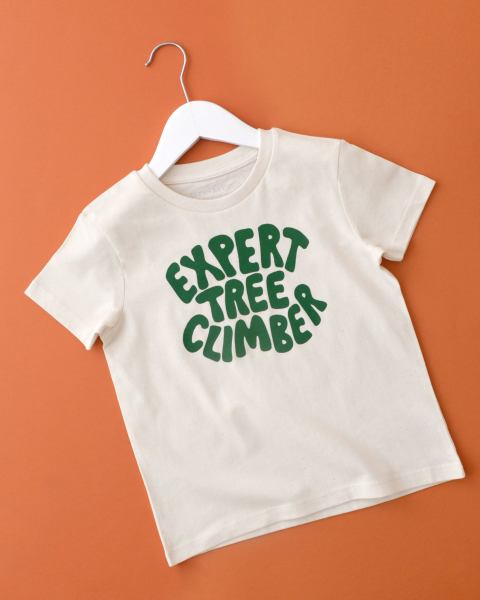 Expert Tree Climber - Kids Organic Cotton T-Shirt