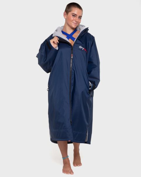 Dryrobe Advance Changing Robe - Navy/Grey