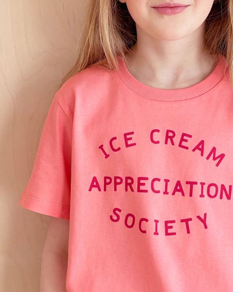 Ice Cream Appreciation Society Kids T Shirt - Bubblegum