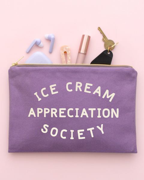Ice Cream Appreciation Society - Lavender Pouch