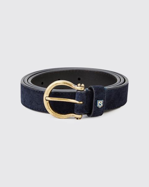 Dubarry Archway Suede Belt - Navy