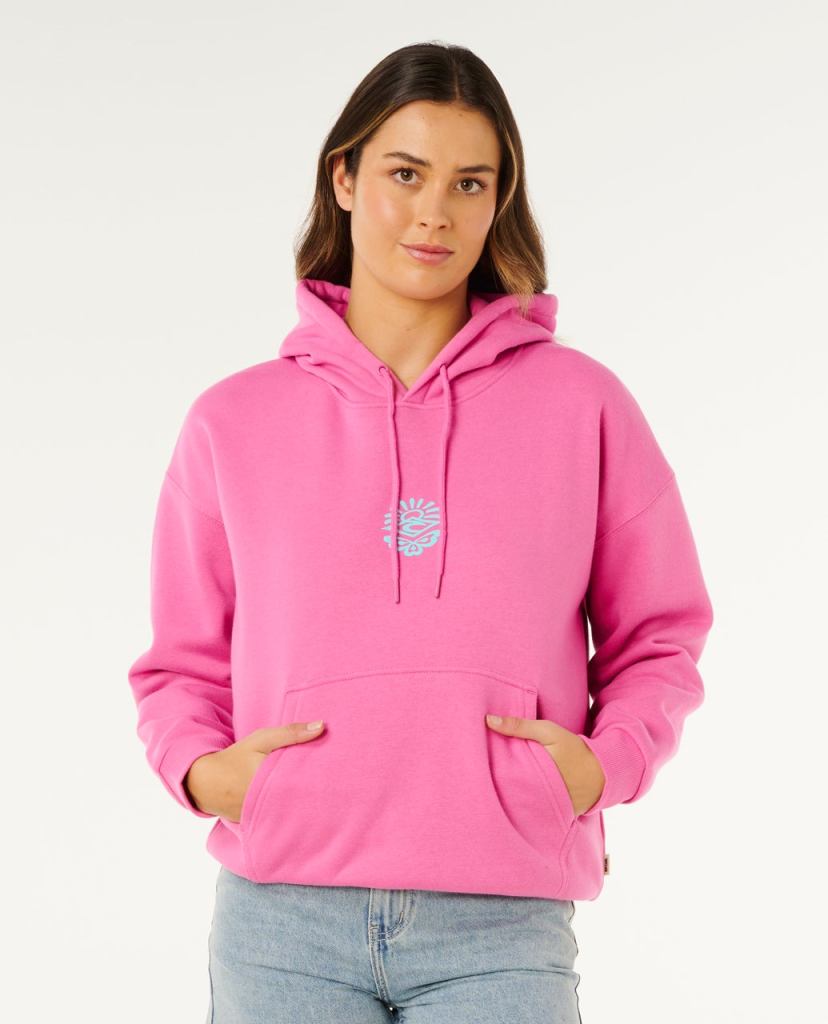 Rip Curl Icons Of Surf Heritage Hood - Super Pink