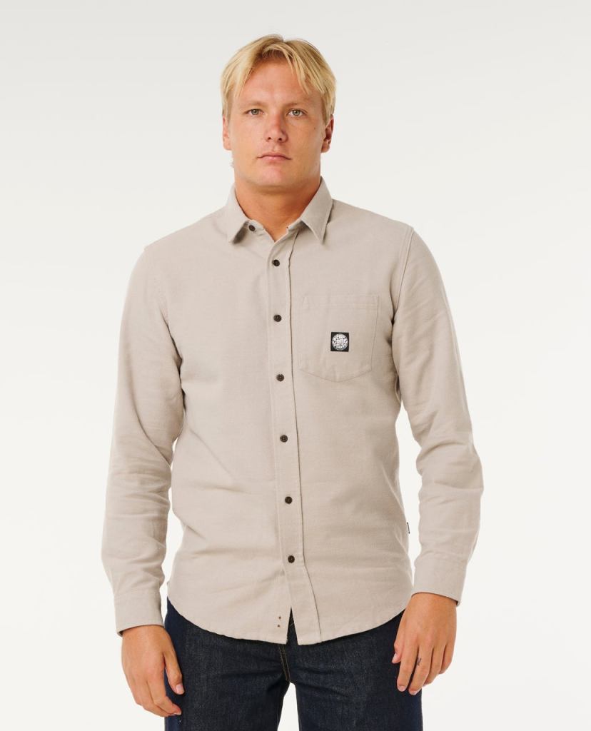 Rip Curl Premium Surf Long Sleeve Shirt - Stone