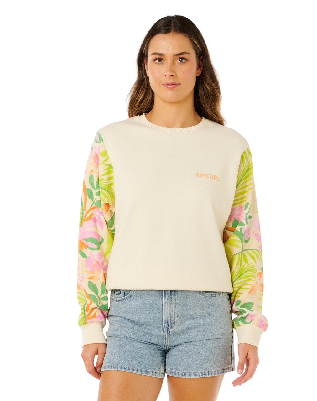 Rip Curl Molokaï Crew Fleece - Off White