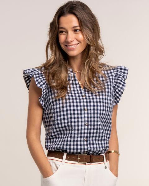 Brakeburn Bia Blouse - Navy