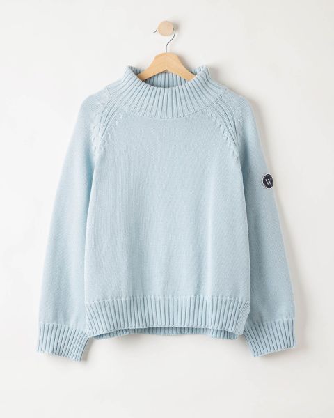 Holebrook Gerda Turtle Neck Windproof - Pale Blue