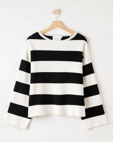 Holebrook Lissie Sweater - Off White/Black