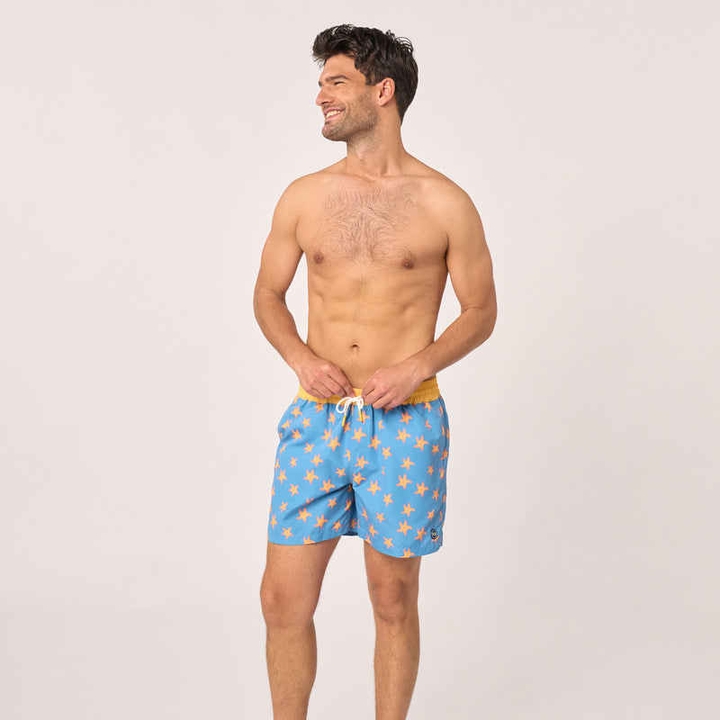 Billy Belt 100% Recycled Swim Shorts - Starfish - Image 3