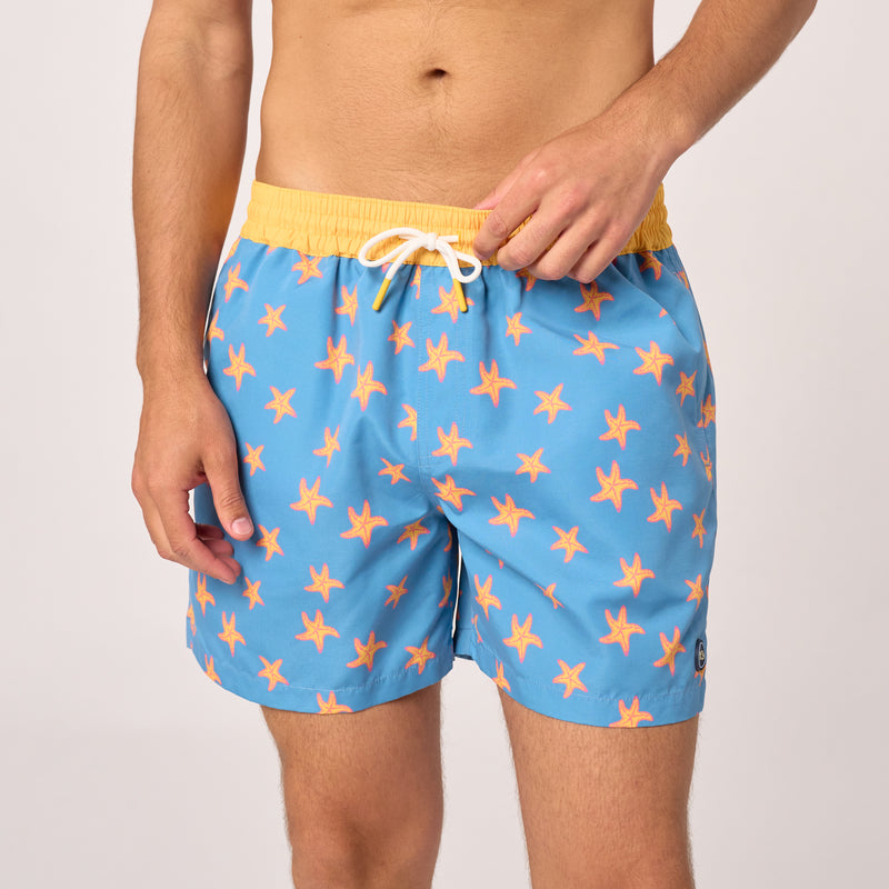 Billy Belt 100% Recycled Swim Shorts - Starfish - Image 2