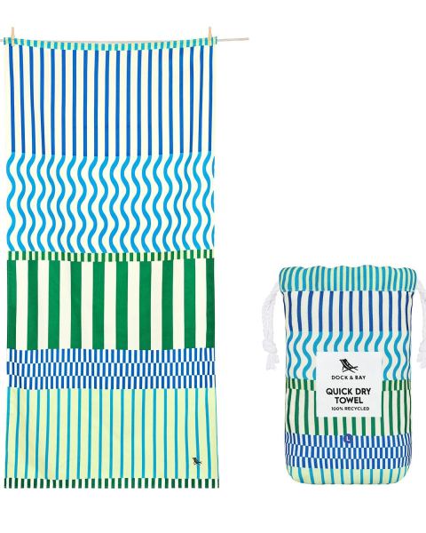 Dock & Bay Beach Towel - Blueberry Spritz