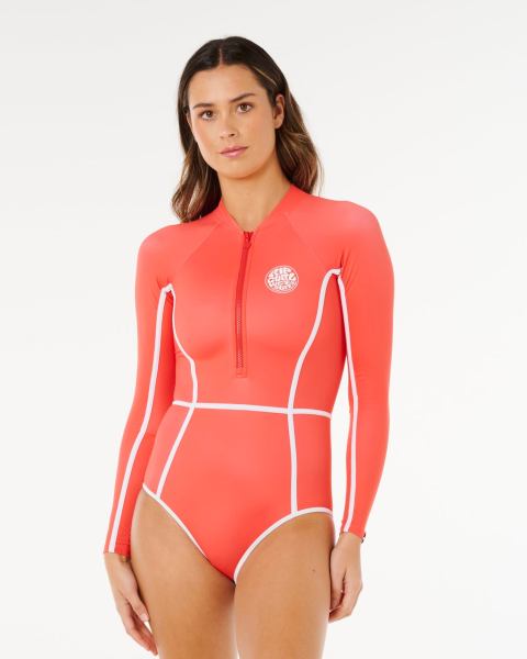 Rip Curl Classic Surf LS Surf Suit - Red