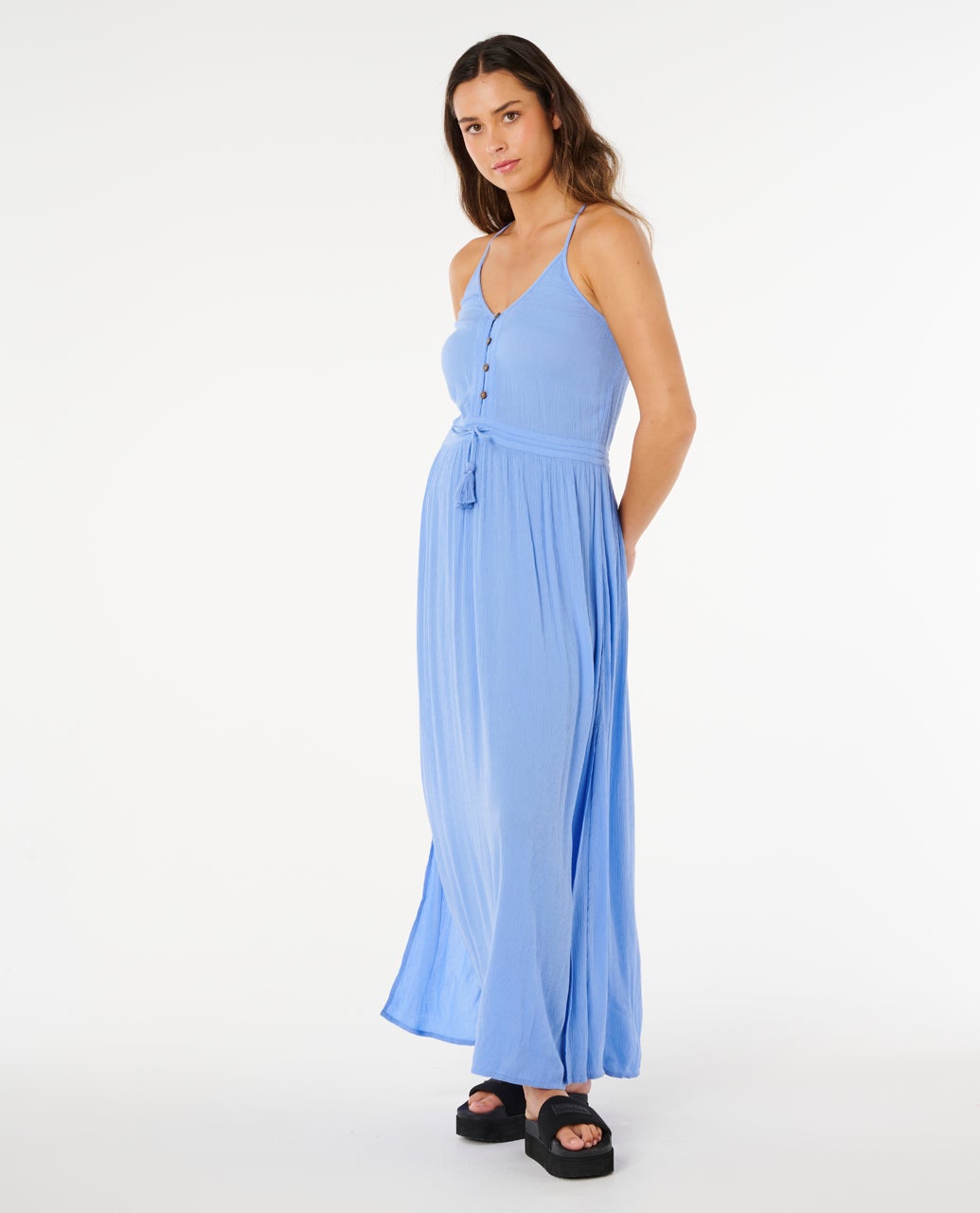 Rip Curl Classic Surf Maxi Dress - Cornflower Blue - Image 4