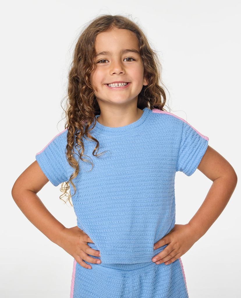 Rip Curl Girls Surf Magic Bobbi Tee - Cornflower Blue