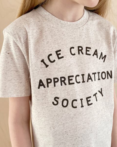 Ice Cream Appreciation Society Kids T-Shirt - Cookies & Cream