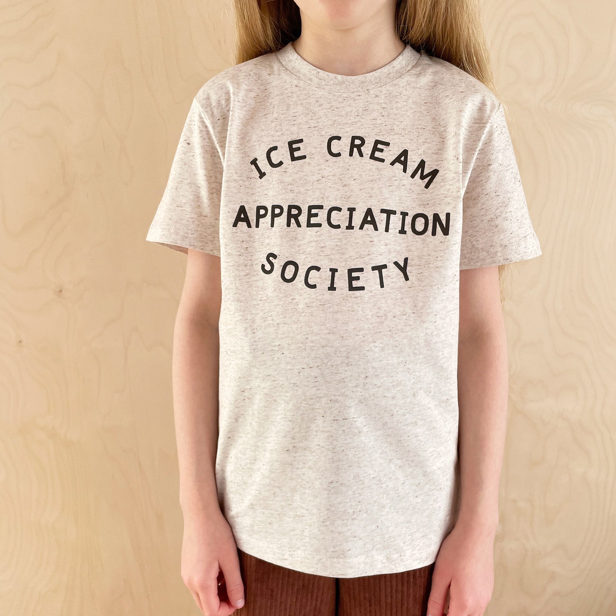 Ice Cream Appreciation Society Kids T-Shirt - Cookies & Cream - Image 2
