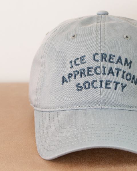Ice Cream Appreciation Society - Cotton Baseball Cap - Blue
