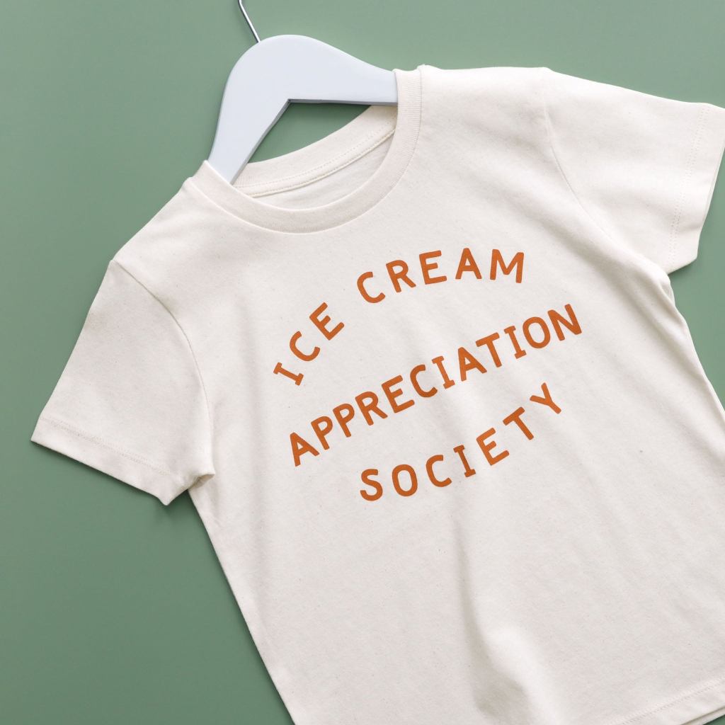 Ice Cream Appreciation Society Kids T-Shirt - Pecan