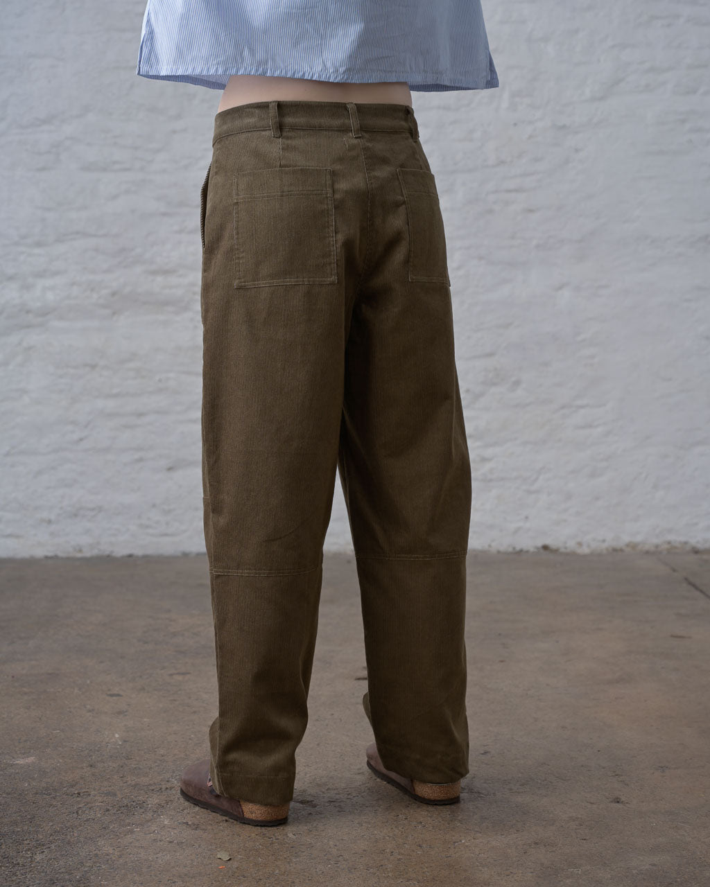 Bibico Margate Relaxed Trousers - Dark Sand - Image 2