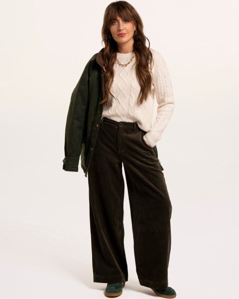 Brakeburn Spindle Cord Trouser - Khaki