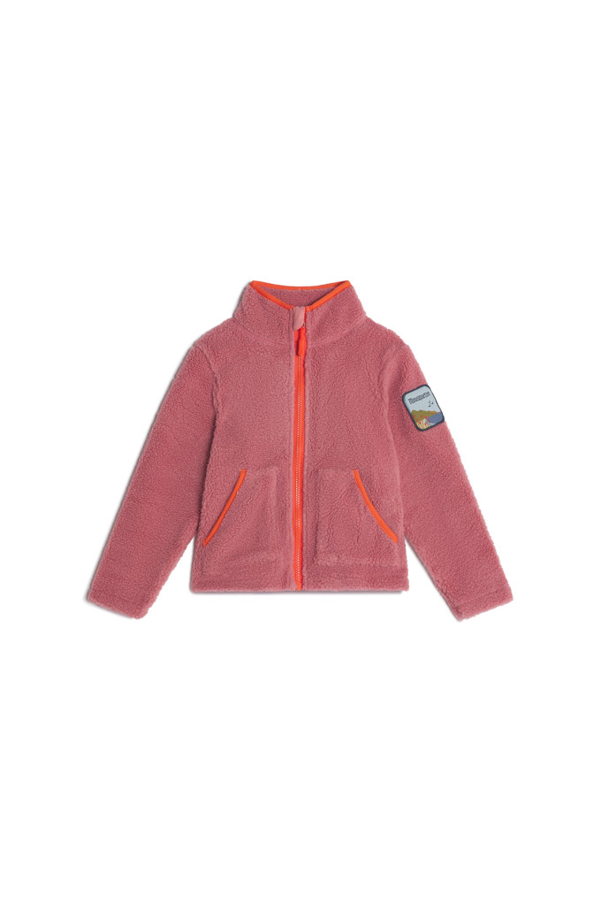 Mousqueton Kids Avalo Sherpa Fleece Jacket - Pivoine